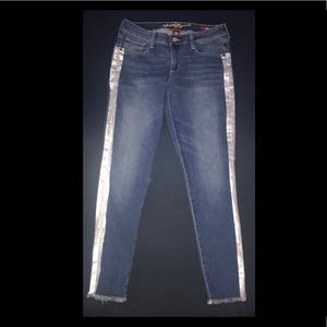 Arizona jeans with silver strips on the side